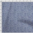 thumbnail image 4 of Soimoi Texture Print, Poly Taffeta Fabric, Decor Sewing Fabric By The Yard 56 Inch Wide, Decorative Fabric For Outdoor Upholstery, Umbrellas And Home Accents, Blue, 4 of 5