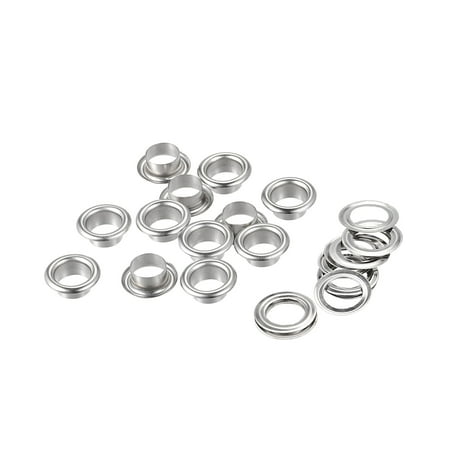 

Uxcell Eyelets with Washers 13 x 8 x 5mm Iron Through Hole Hollow Rivets Grommets Silver Tone 300 Set