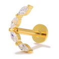 thumbnail image 1 of CANNER 925 plata esterlina Tragus Piercing Stud pendientes para mujer Zirconia cúbica Labret labio anillo cartílago pendiente joyería 1 pieza Tan Jianjun unisex, 1 of 2