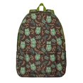 thumbnail image 1 of Snowy Owl Pattern Backpack – Cute Big Eyes Owl Print Design School Daypack for Students and Owl Fans, 1 of 5