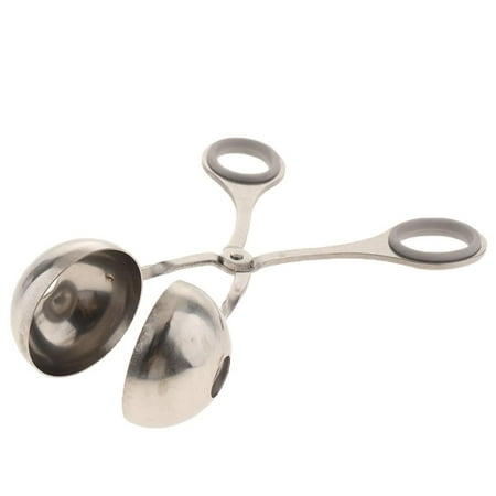 

Stainless Steel Meat Baller Meatball Maker Ice Cream Cookie For Home Kitchen Sliver L