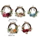 thumbnail image 4 of Toystoory Guirnalda de puerta, flor artificial, simulación de ratán, guirnalda para colgar en la pared, accesorios de fotografía para fiesta Decoración del hogar  rosa roja diámetro 26 cm, 4 of 6