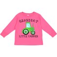 thumbnail image 3 of Inktastic Grandpa's Little Farmer Green Tractor Boys or Girls Long Sleeve Toddler T-Shirt, 3 of 5