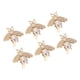 thumbnail image 3 of 12 piezas de cerradura de giro de metal para monederos, bolso con forma de , broche de decoración, herrajes de metal, herramienta para bols Soledad Broches de forma de abeja de bricolaje, 3 of 7