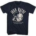 thumbnail image 1 of John Wayne Courage Navy Adult T-Shirt, 1 of 2