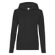 thumbnail image 1 of Fruit Of The Loom - Sudadera con capucha ajustada para mujer (Negro), 1 of 3