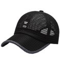 thumbnail image 2 of EliteGoogv Unisex Mesh Trucker Baseball Cap Breathable Adjustable For Men Women Summer Outdoor Sports Running Casual Sun Hat Cap Headwear, 2 of 6