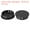 Black, variant on Uxcell 45mm 1.8" Plastic Hole Plugs, Flush Type Round Hole Cover Snap in Locking Hole Tube, White 25Pcs
