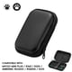 thumbnail image 2 of Estuche rígido de transporte para Miyoo Mini Plus Anbrnic/RG35XX/R36S/R35S, a prueba de golpes, con 2 tapas para joysticks, bolsa de almacenamiento portátil, estuche de transporte resistente a arañazo, 2 of 7