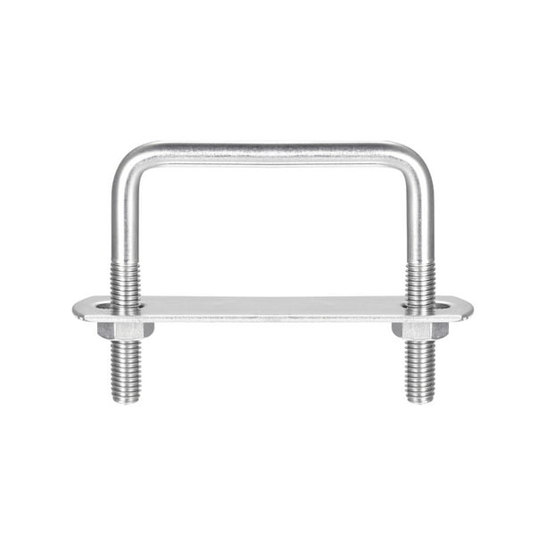 Square UBolts 2 Sets 67mm Inner Width 65mm Length M8 304 Stainless