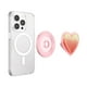 thumbnail image 4 of Empuñadura para teléfono PopSockets MagSafe con soporte en forma de corazón rosa, 4 of 6