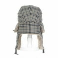 thumbnail image 4 of WITHMOONS Plaid Check Pattern Ear Flap Cap Trapper Hat Beanie Trooper Faux Fur SL7135 (Green), 4 of 6