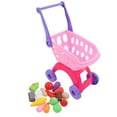 thumbnail image 1 of Fruit Shopping Cart Toys, Grocery Cart Toy Multipurpose  For Children Blue,Pink, 1 of 8