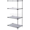 thumbnail image 6 of 5 Tier Solid Galvanized Steel Shelving Add-On Unit, 36"W x 24"D x 86"H, 6 of 7