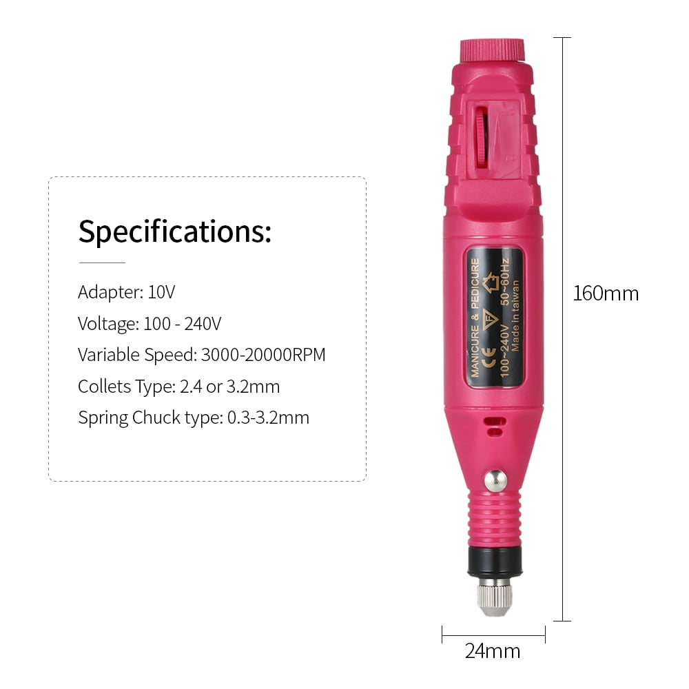 14pcs 100V-240V Mini Electric Grinder Drill Tool Variable Speed Rotary Engraving Pen Carve Tool Set for Milling Polishing