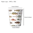 thumbnail image 7 of Fishing Theme Party Decorations Birthday Party Supplies Complete Paper Decoration Set with Streamers and Banners for Easy Setup and Cleanup Perfect for Youth Birthday Parties and Outdoor Topliu, 7 of 7