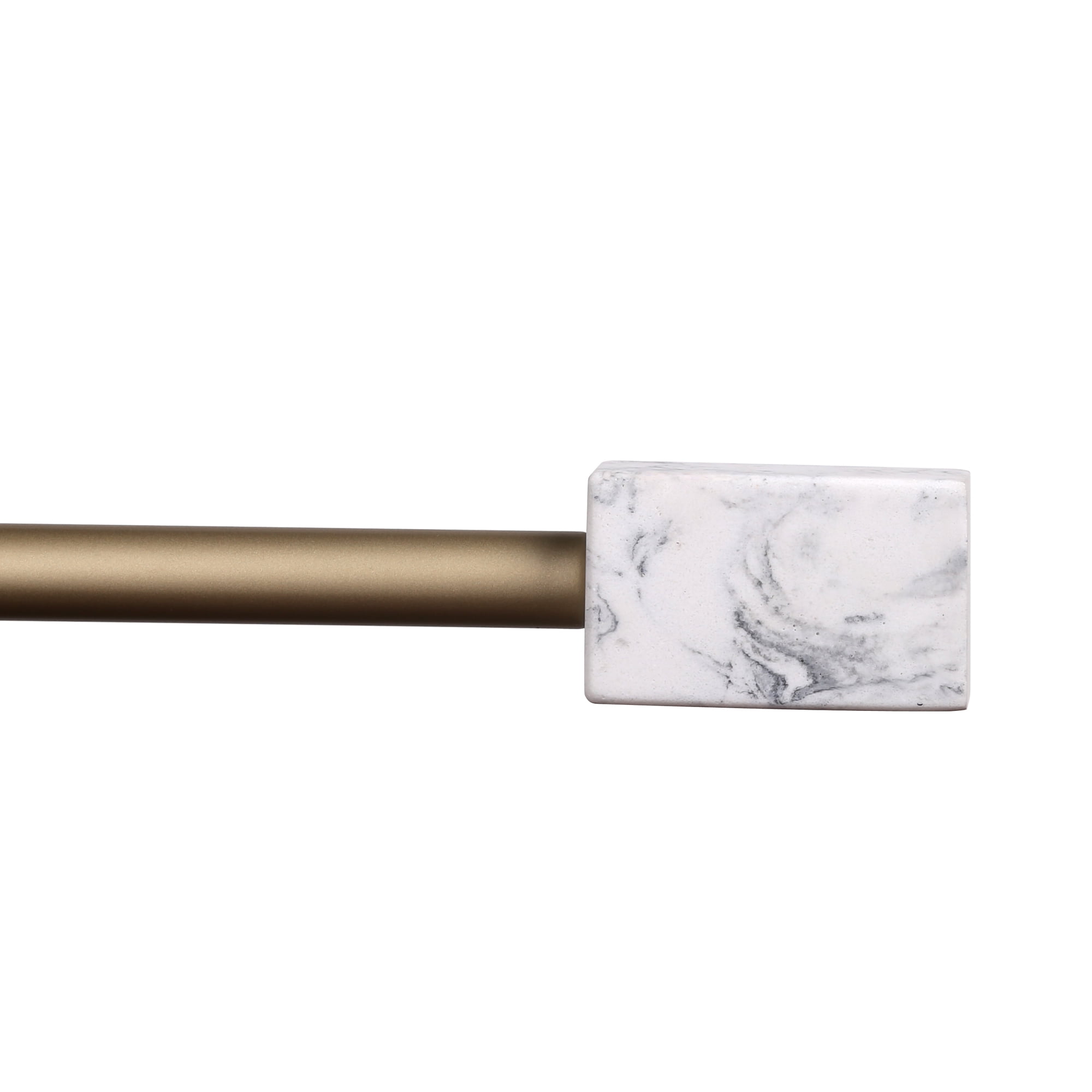 Better Homes Gardens Faux Marble Block 3 4 42 120 Curtain Rod Better Homes Gardens Faux Marble Block 3 4 42 120 Curtain Rod Soft Brass Com