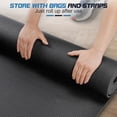 thumbnail image 6 of 8x6 Ft Gym Mat, Thick Large Exercise Mat for Men and Women Fitness,Black Workout Mat for Yoga,Home Workout, Plyo, Cardio, Jump Rope, Weights, 6 of 8