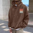 thumbnail image 1 of MHFRRA Sudaderas Casuales para Hombre para Uso Diario, Sudaderas Estampadas de Corte Relajado para Otoño E Invierno, Fáciles de Cuidar, Elegantes y Cómodas Marrón, 1 of 4