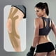 thumbnail image 5 of Cinta kinesiológica precortada para rodilla, cinta deportiva transpirable y adhesiva que proporciona soporte y estabilidad muscular para gimnasio, 5 of 9