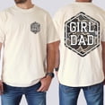 thumbnail image 3 of Girl Dad Camo Double-Sided T-Shirt – Dad Life Graphic Tee, Father’s Day Gift for Him, 3 of 6
