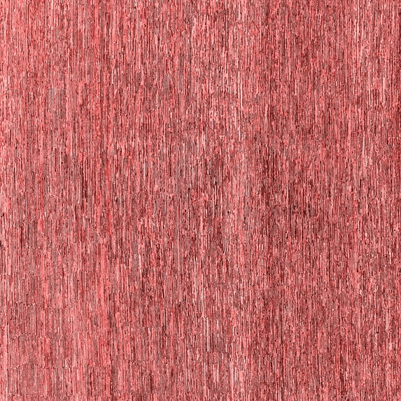 Ahgly Company Indoor Square Abstract Red Modern Area Rugs, 3' Square