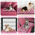 Sennaux Pet Bed Crate Mat Reversible Pad Leopard Pattern for Cat Dog