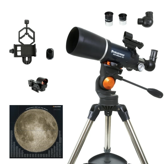 Celestron AstroMaster 80 AZ Telescope and AstroImaging Deluxe Kit