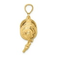 thumbnail image 4 of FJC Finejewelers 14k Yellow Gold 3d Fishing Reelmoveable Charm, 4 of 4