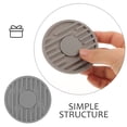 thumbnail image 2 of RUNROTOO 4Pcs Auto Silicone Coasters Non Slip Round Vehicle Drinks Coasters Portable Car Accessories, 2 of 8