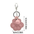 thumbnail image 5 of LiUMX Pet Hair Memorial Keychain | Paw Shape Pet Hair Keepsake Pendant | Dog Lover Gift with Souvenir Storage for Pet Hair | Reminder Key Fob for Bag or Purse, 5 of 5