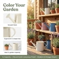 thumbnail image 2 of White Metal Watering Can Outdoor, White Watering Can, 1 Gallon Vintage Tin Sprinkler Kettle with Long Spout, Gardening Irrigation Tool for Indoor Plants Flowers, 2 of 7