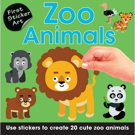 20 Zoo - Zoo Animals: Use Stickers to Create 20 Cute Zoo Animals (Paperback)