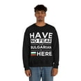 thumbnail image 4 of Have No Fear The Bulgarian here Bulgaria Pride Unisex Sweatshirt, S-2XL, 4 of 9