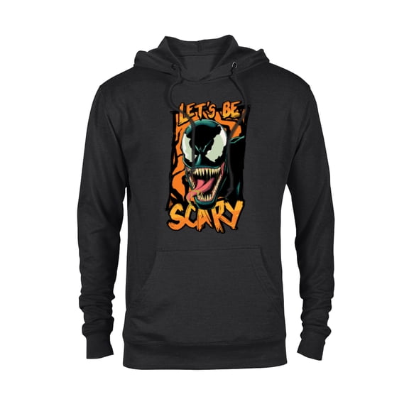 Marvel Venom Halloween Trick or Treat Let’s Be Scary - Pullover Hoodie for Adults - Customized-Black