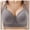 Grey, variant on Womens Push Up Wireless Bra - No Underwire, Adjustable Straps, Comfort Support, 3/4 Cup, Sizes 46-50 BCD