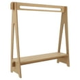 thumbnail image 1 of MasteelfCA Mini Doll Clothes Rack Miniature Clothes Wood Display Stand Doll House Garment Rack Decor, 1 of 8