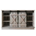 thumbnail image 6 of Castle Place Vintage 54" TV Stand Console for TVs up to 65", Natural Oak, 6 of 7