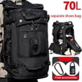 thumbnail image 1 of 1 Pce Sac à Dos de Voyage Sac à Dos Cabine Sac de Sport Convertible Durable Convient à un Ordinateur Portable de 15,6 Pouces pour Hommes Randonnée Chaussures d'Avion Sac Extensible Trois Sens Utilisations Multiples, 1 of 5