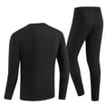thumbnail image 2 of Men's Heated Thermals Shirt & Pants Set, 52 Heating Zones (Black XXXL), 2 of 7
