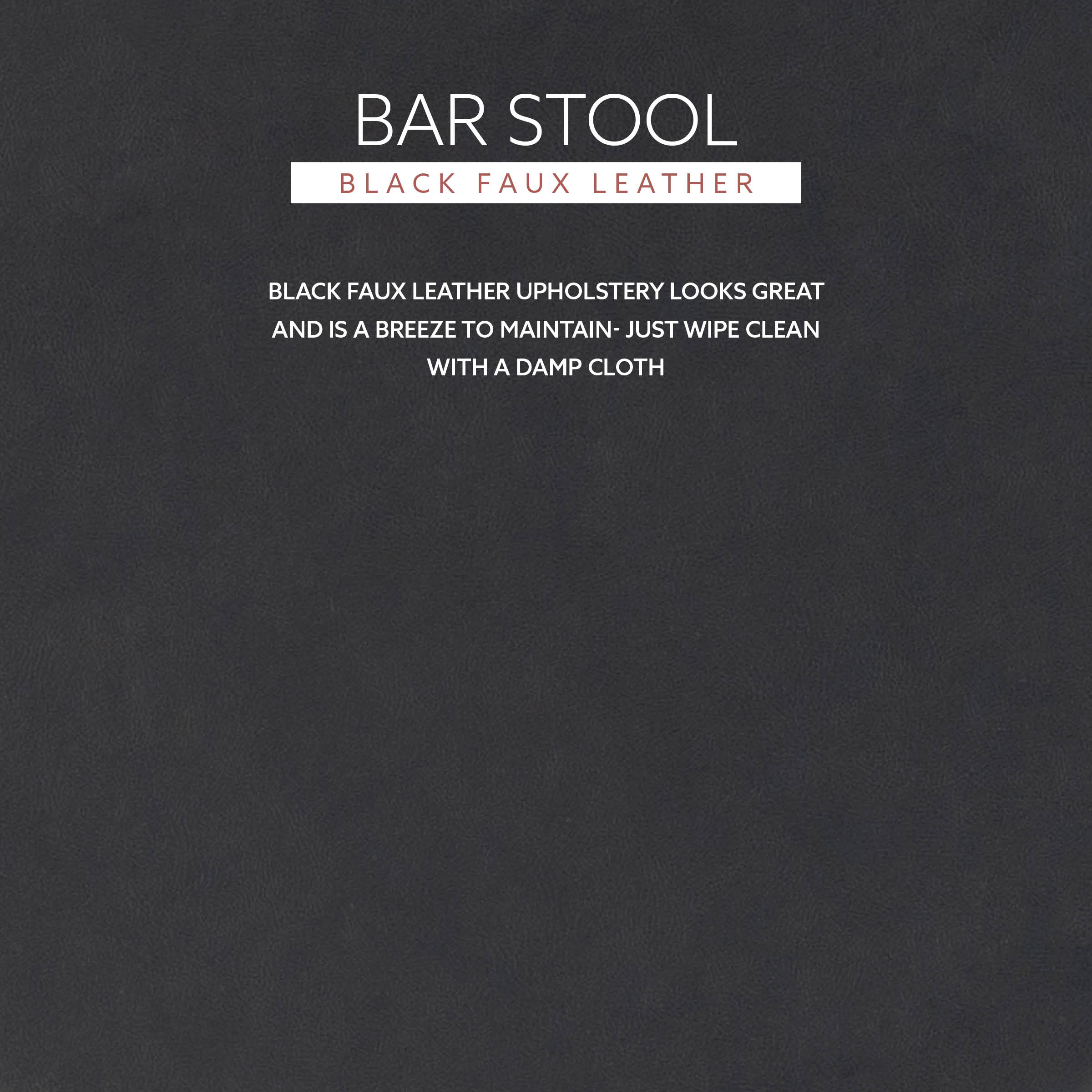 Linon Arlene 31" Indoor Backless Swivel Bar Stool, Brown/Black Faux Leather