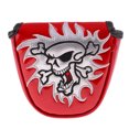 thumbnail image 2 of LOVIVER Housse de Protection pour Tête de Squelette de Golf Mallet Putter Rouge, 2 of 8