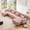 Pink, variant on 94.4" Oversized Chaise Lounge, Loveseat Sectional Sofa, 2 Ottomans, U- Shaped Couch, Comfy Cloud Couch, Chenille Sleeper Daybed, Deep Seat Reversible Chaises, Recliner for Living Room, Pink