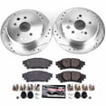 thumbnail image 3 of PowerStop Rear Z23 Evolution Sport Carbon-Fiber Ceramic Brake Pad and Drilled & Slotted Rotor Kit Fits: LEXUS Select Models K6930, 3 of 10