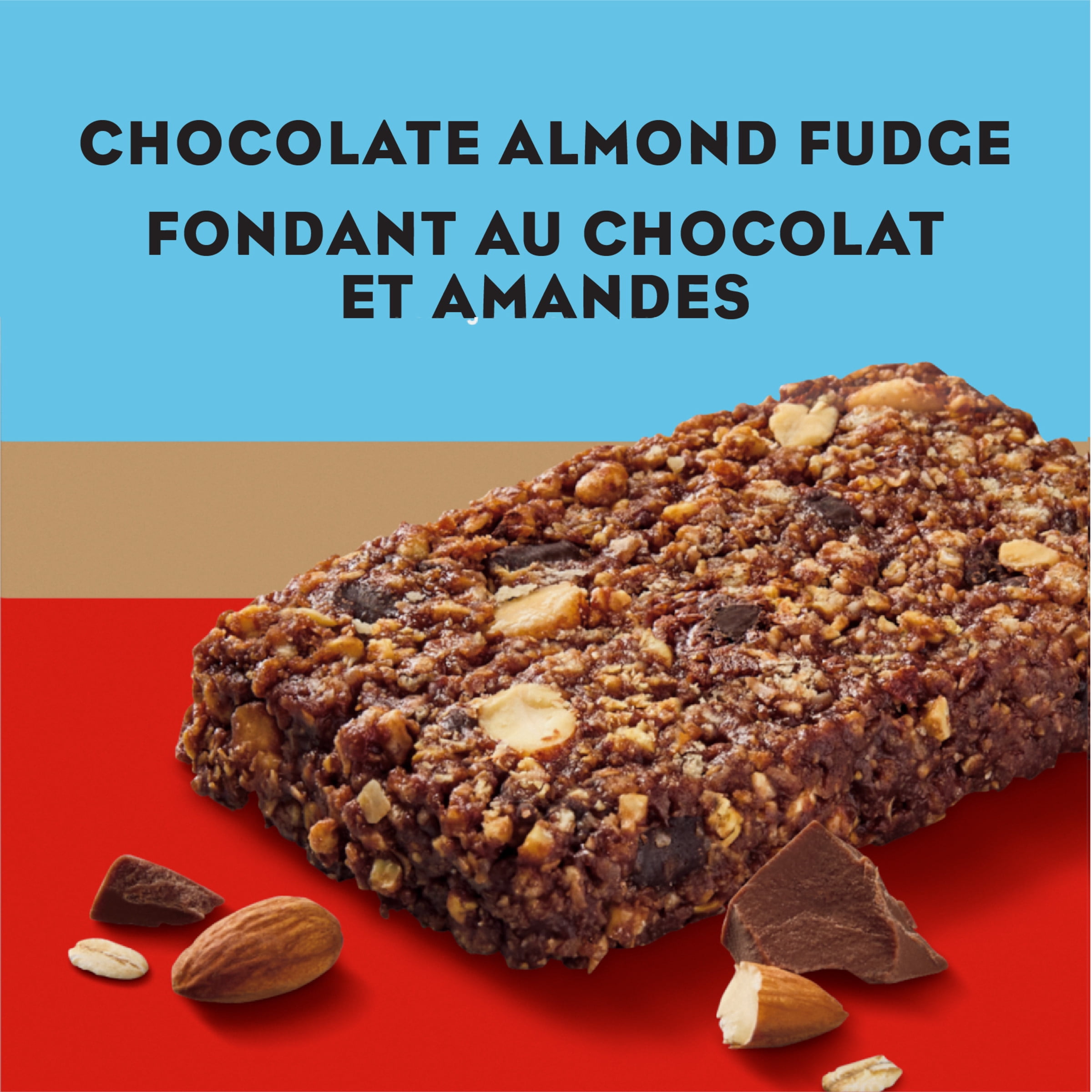 CLIF BAR Energy Bars, Chocolate Almond Fudge, Granola Bar, High in Protein, Contains 70% Organic Ingredients, (Pack of 10), 680 g