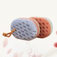 thumbnail image 4 of EeaseCA 2pcs Bathing Sponge Oval Scrubber Shower Sponge for Men Women Lady, 4 of 8