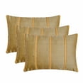 thumbnail image 5 of The HomeCentric Designer Lumbar Pillow Cover beige Pack of 2, 12"x20" (30x50 cm) Jute Jute, Tape Oblong Pillow Cover, Striped Contemporary Style - Jute Journeys, 5 of 5
