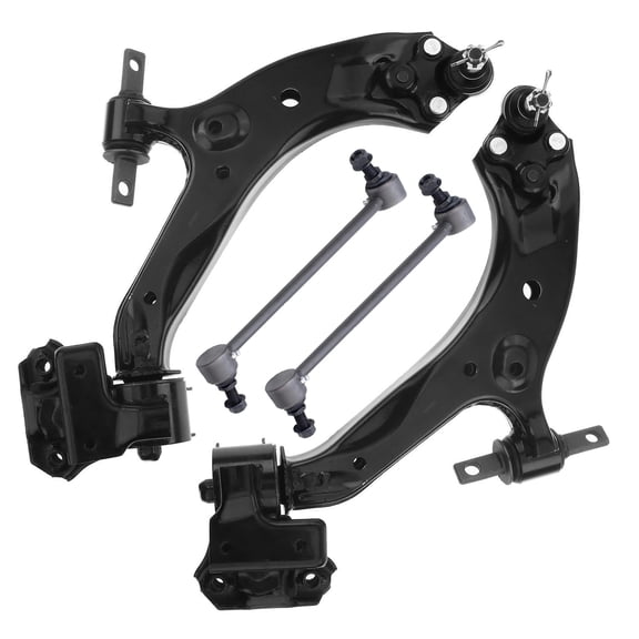 Detroit Axle - Front Lower Control Arms Sway Bars for 2012 2013 2014 Honda CR-V, Control Arms with Ball Joint Assembly Sway Bar End Links Replacement Suspension Kit