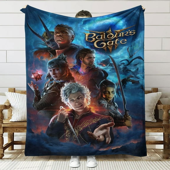 Baldur's Gate Throw Blanket Gifts for Fans Lover Girls Boys Women Present Hoodie Him Bed 40"x50"