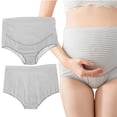 thumbnail image 1 of Bragas para embarazadas, bragas de maternidad de cintura alta para mujeres embarazadas, ropa interior de maternidad, construcción resistente, 1 of 14